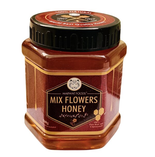 500g Large Bee MultiFlowers Honey